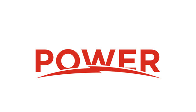 Power logo flash energy lightning Fist male hand, proletarian protest symbol. Power sign