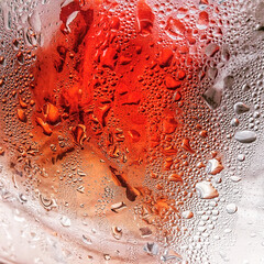 Ros&eacute; wine in a cool glass