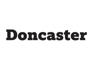 Doncaster white background.