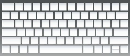 Standard QWERTY Computer Keyboard Layout Diagram &ndash; Typing and Input Reference