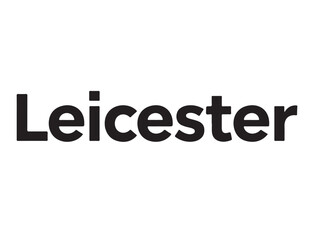  Leicester in silhouette white background.