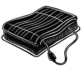 Cozy electric blanket providing soothing warmth and comfort, featuring a plush, soft texture and adjustable temperature settings for a perfect night's sleep, ideal for cold nights and relaxation