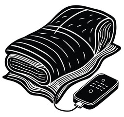 Innovative smart electric blanket offering app and remote control for personalized comfort and warmth, perfect for cozy nights and therapeutic relaxation