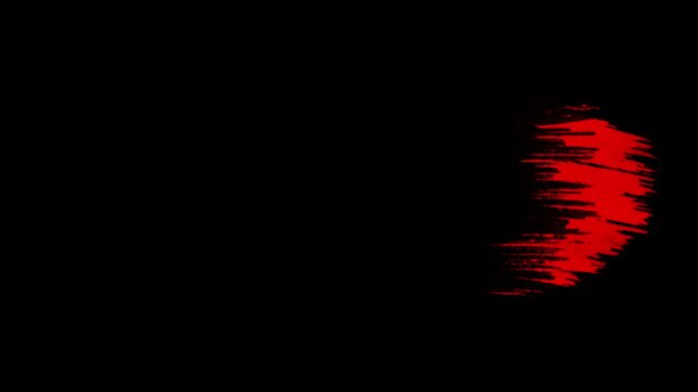 Stop the war grunge text transition for intro animation isolated on black background