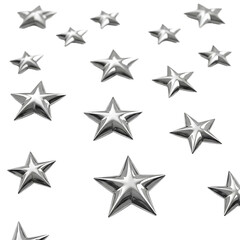 Fototapeta premium Shiny stars scattered in a captivating arrangement, offering a sense of wonder and cosmic allure. Each star sparkles and gleams, inviting the viewer to gaze and dream. 