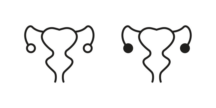 Gynecology icons for designers, web developers, displays and websites