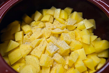Delicious Diced Potatoes in Crockpot for Hearty Meal Preparation