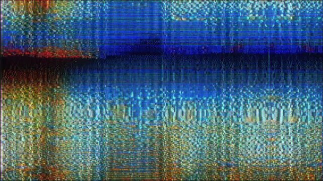 4K Analog noise texture overlay animation, CRT signal grain distortion, broadcast interference pattern, abstract screen visual effect layer
