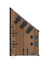 Fitness center 3d illustration. Fitness. Gym. Fitness club. Gym interior design. Floor plan gym