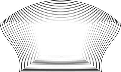 Square halftone frame emblem line blending for badges, logo, tag