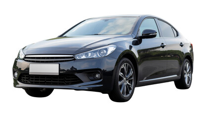 Obraz premium A Black automobile 4x4 vehicle model like sports car transport illustration isolated on a white background as a vector machine for travel and utility