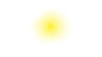 flare or glowing yellow sparkle png with transparent background