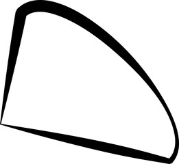 Triangle symbol design. Geometric shape