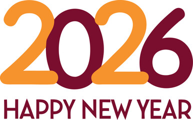 happy-new-year-2026-in-a-run-without-white background silhouette vector design