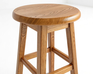 Round Wooden Stool