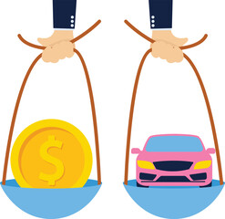 Vector IconMonthly expenses such as home loan. house rent, car payment, water bill, electricity bill, telephone. taxes bill, life insurance premium payment.

