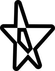 Star icons, sparkles, twinkle, shining burst. Flat design