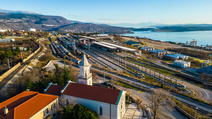 Rijeka Coastal Industrial Scene