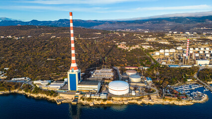 Urinj Coastal Industrial Landscape