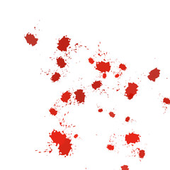 Seamless pattern of scatter red blood spatter