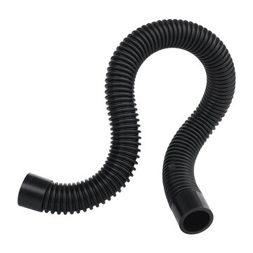 Black Flexible Hose Pipe black hose pipe isolated isolated on a transparent background