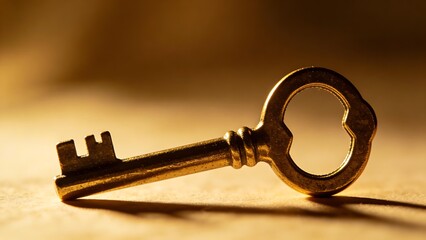 handover. Key handover moment with a single key held against a soft, warmly lit background. real-estate listings, architecture portfolios, designed for interior renovation comparisons for interiors.