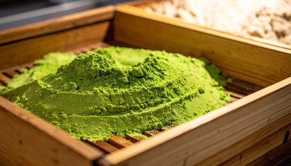 Exotic Spice Markets  - Wasabi Rhizomes Grated in Japanese Tsukiji Market Winter Stall