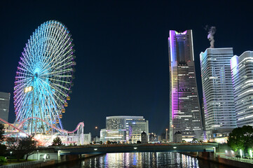 みなとみらいの夜景