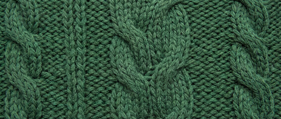 Eco knitwear detail, Flatlay showcasing environmentally conscious fashion ensemble, Closeup shot emphasizing artisan skills and sustainable materials in sweater design