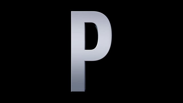 Animated 3D type in a Movie Trailer style where the individual character is revealed in a smooth 3D rotation and dynamic lighting. Download the full set to create cool full screen movie style captions