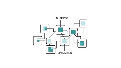 Digital business networking and optimization concept