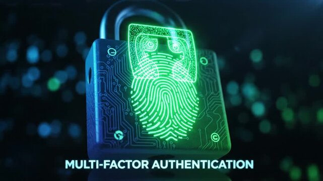 Multi-Factor Authentication Padlock and Fingerprint Scan