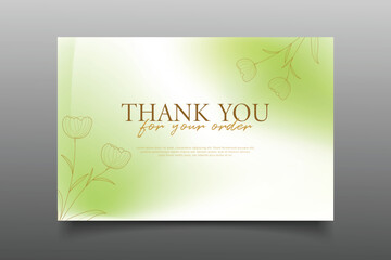 thank you cards template design