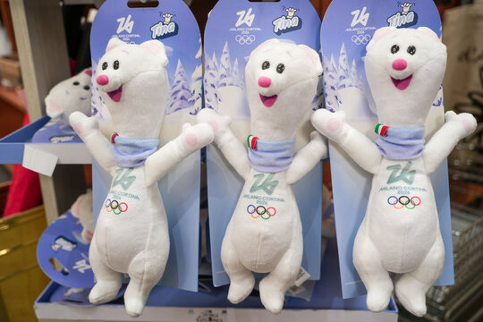 The mascots for the Milan Cortina 2026 Winter Olympics and Paralympics are two stoats named Tina (for the Olympics, with a white coat) and Milo (for the Paralympics, with a brown coat).