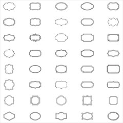 Obraz premium Classic Frames Clip Art 