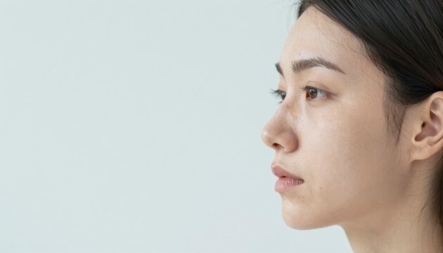 Serene Young Woman Soft Natural Light
