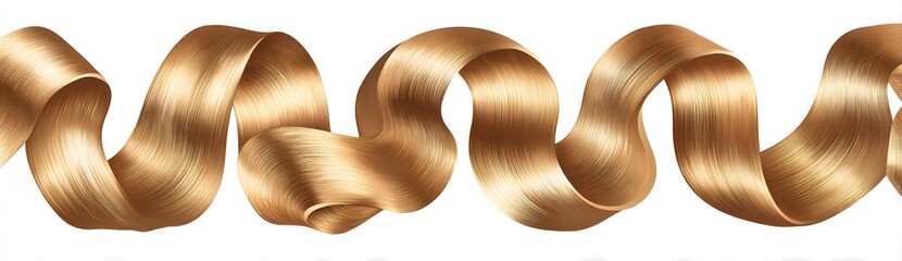 Gold Swirl Ribbon