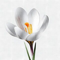 Elegant White Bloom Understated Beauty, Delicate Detail