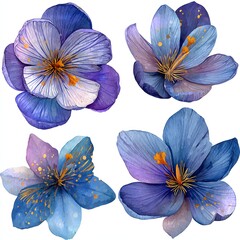 Beautiful Floral Arrangement with Various Shades of Purple