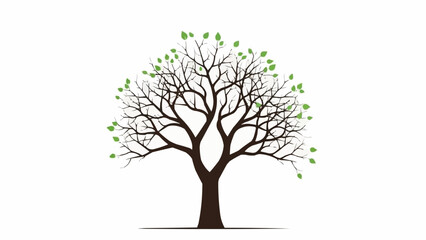 Obraz premium vector tree silhouette