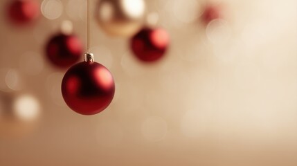 Christmas background with warm ambient light and smooth gradient