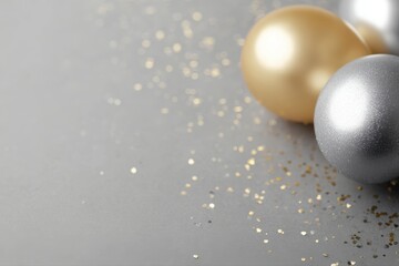 New year background with metallic glow and luxury celebration aesthetic