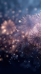 New year celebration background with elegant radiant light