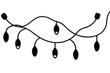 Bright, multicolor LED twisted wire lights, elegantly spiraling for festive holiday decorations, party ambiance, or dynamic visual displays.