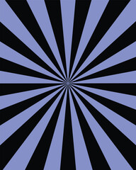 Blue and black radial stripes