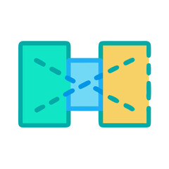 Abstract illustration showing connections, network, data flow, communication concept