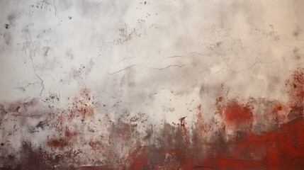 Abstract textured wall featuring a blend of gray and reddish hues, creating a rustic and weathered appearance.