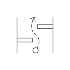 Strategy scheme line outline icon