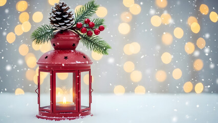 christmas tree and candle