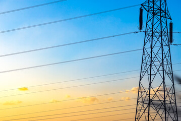 Electrical tower in Ukraine